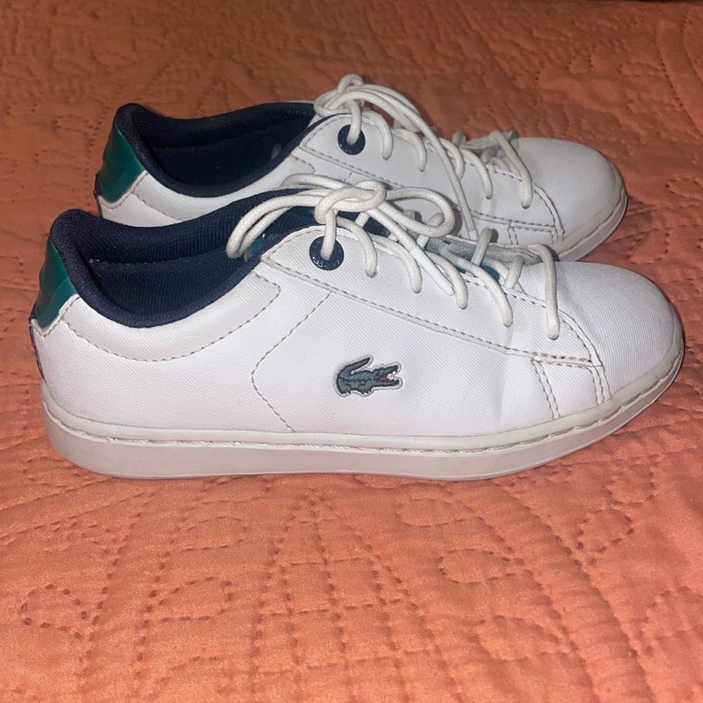Toddler Lacoste Lace-Up Sneakers Sz 11.5 EUC